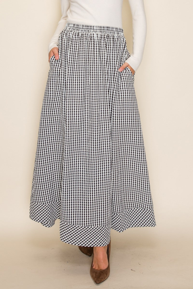 Gina Gingham Skirt