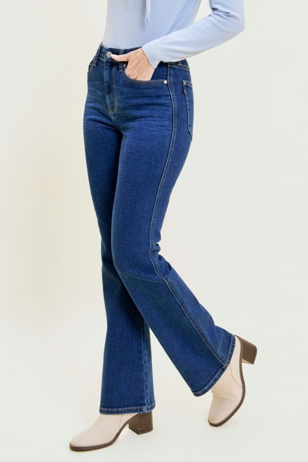 Midrise Daisy Bootcut