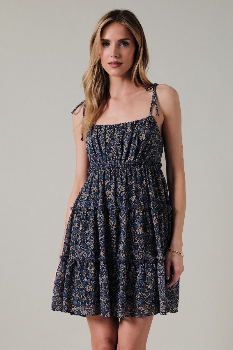 TAMI TIERED MINI DRESS